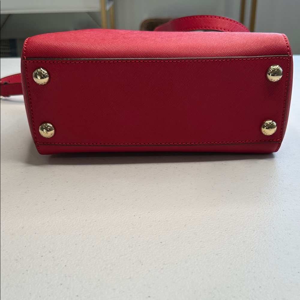 Michael Michael Kors Cynthia Small Cherry MSRP $298 - Picture 4 of 16